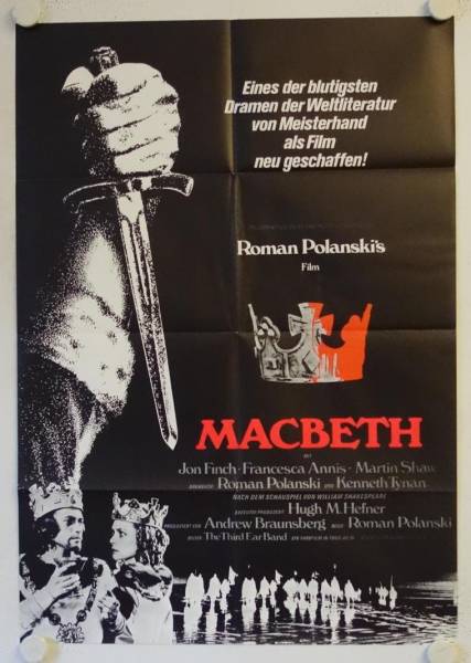 The Tragedy of Macbeth original release german movie poster